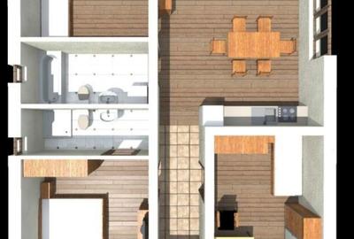 Casă cu 3 camere cu Teren 90 Mp în Oșorhei