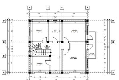 Casă cu 4 camere în Central - 2