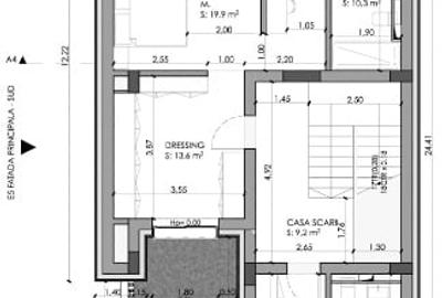 Casă individuală cu 4 camere cu Teren 495 Mp în Central - 16