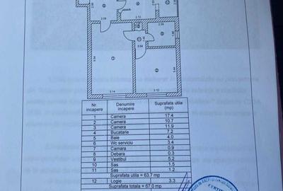 Vanzare apartament 3 camere Oltenitei Aparatorii Patriei