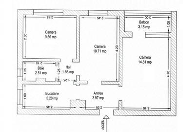 Apartament 3 camere decomandat, Cartier Aurel Vlaicu - Arad - 8