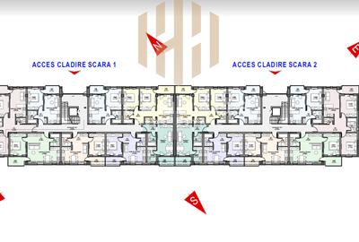 Apartament cu 2 camere semidecomandat în Republicii - 7