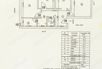Vand apartament 3camere - 3