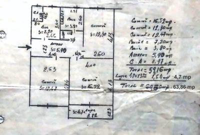 Apartament cu 3 camere decomandat în Gheorgheni