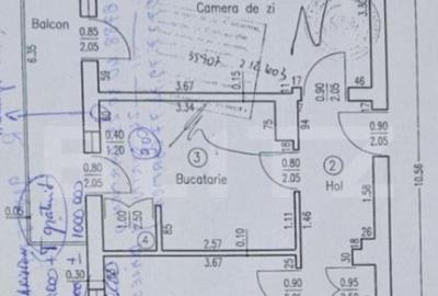 Apartament cu 2 camere decomandat în 1 Mai