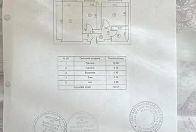Apartament cu 2 camere decomandat în Militari