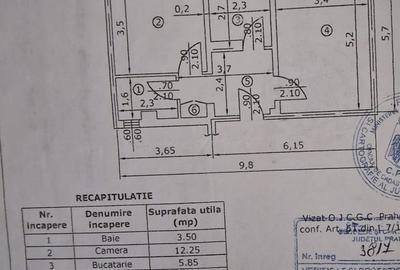 Apartament cu 2 camere decomandat în Vest