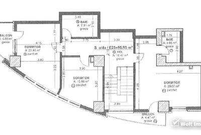 Penthouse cu 5 camere semidecomandat în Mănăștur - 2