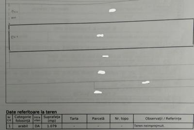Teren Construcții de 1100 mp, în Gilău - 2