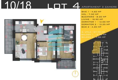 Apartament 3 Camere, 82 mp,Investitie Premium, Pallady  Acces Metrou - 4