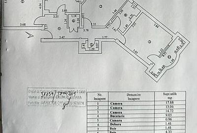 Apartament cu 3 camere decomandat în Faleză
