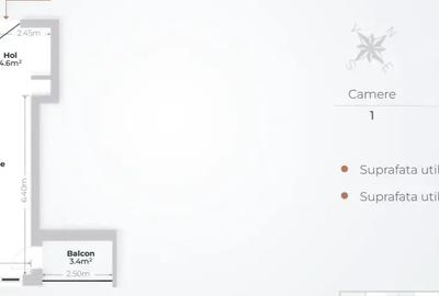 Garsonieră semidecomandată în Pipera - 7