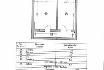 Apartament cu 2 camere decomandat, mobilat în Kamsas - 12