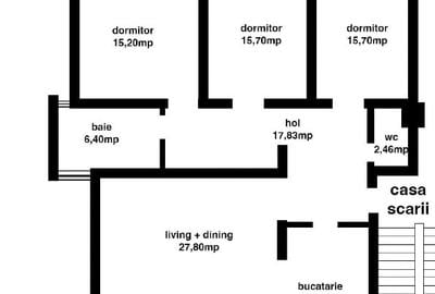 Apartament cu 4 camere decomandat în Andrei Mureșanu - 1