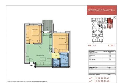 | PASARELA BERCENI-LINIA ALBASTRA | Apartament cu 3 camere-64 mp - 11