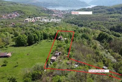 Teren intravilan 2.500 mp cu vie, pomi fructiferi și construcții – Orșova, DN57 - 3