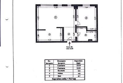 Apartament cu 2 camere decomandat în Gara - 2