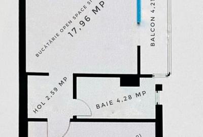 Lipovei - Ap de 3 cam - Su:62mp - Baie finisata - 5