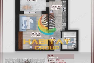 Garsonieră decomandată în Theodor Pallady - 1