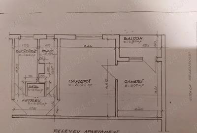 Apartament cu 2 camere semidecomandat în Central