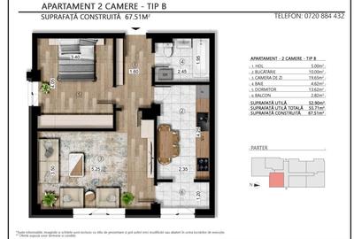 Apartament cu 3 camere decomandat în Palazu Mare - 4