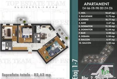 Apartament spatios 3 camere decomandate, bloc nou, zona Berceni/parc Tudor Arghe - 1
