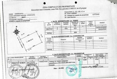 Teren de 614 mp, în Viile Noi - 2