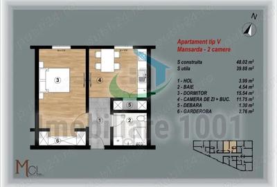 Apartamente cu 2 ?i 3 camere, imobil nou, mansarda, zona centrala - 4