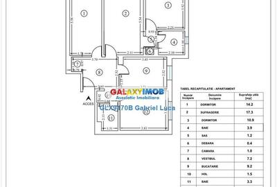 Apartament cu 4 camere decomandat în Crângași