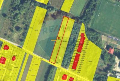 Teren Construcții intravilan de 1390 mp, în Sud-Vest