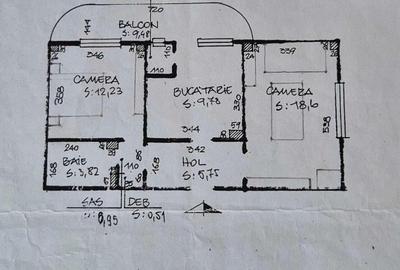 Apartament 2 camere decomandate, etaj 1 , Dorobantilor - 1