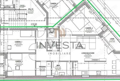 Apartament cu 4 camere decomandat în Central