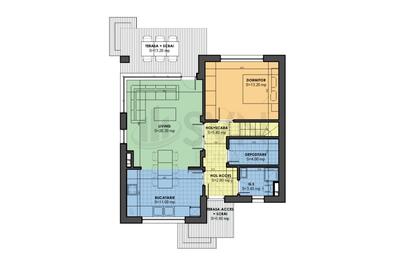 Casă individuală cu 5 camere cu Canalizare în Domnești - 9