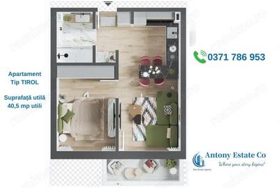Apartament cu 2 camere decomandat în Iosia - 1