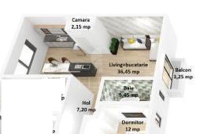 Apartament 2 camere în zona Someseni - 3