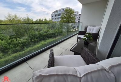 Apartament cu 3 camere semidecomandat, mobilat în Băneasa - 10