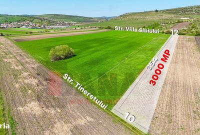 Teren de 3000 mp, în Gușterița