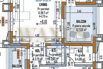 Apartament cu 2 camere semidecomandat în Mărăști - 2