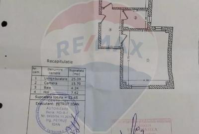 Apartament cu 2 camere decomandat în Chitila