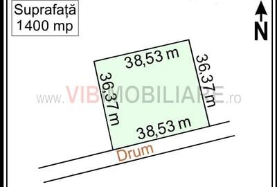 Teren intravilan de 1400 mp, în Băneasa