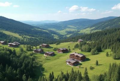 Teren intravilan , Ibanesti , Potrivit pentru Cabane A- frame - 1