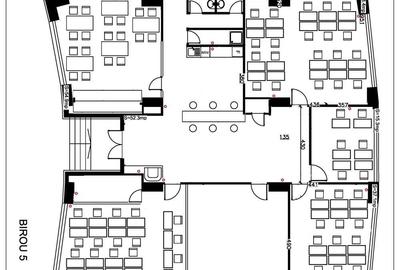 Spatiu birouri de inchiriat clasa A PLOPILOR VEST 313 mp - 1