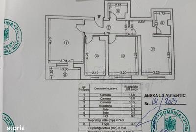 Apartament cu 3 camere decomandat, mobilat în Drumul Taberei - 14