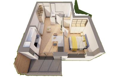 Apartament cu 2 camere decomandat, mobilat în Aurel Vlaicu - 3