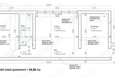 Apartament cu 2 camere în Dacia - 10