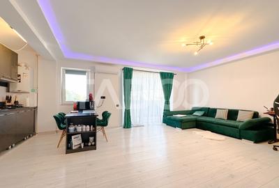 Apartament cu 2 camere semidecomandat, mobilat în Între Lacuri