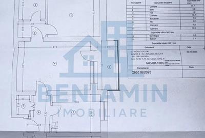 Apartament cu 3 camere semidecomandat în Calea București