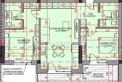 Apartament cu 3 camere decomandat în Theodor Pallady - 2