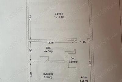 Proprietar vand apartament 1 camera Calea Lipovei - 6