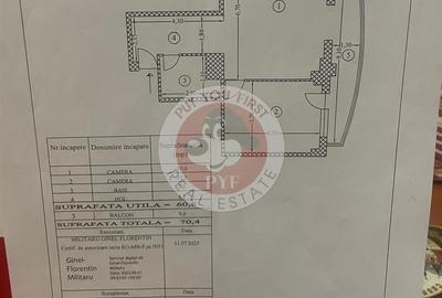 Vacaresti | 2 camere | 70mp | Semidecomandat | B12507 - 1